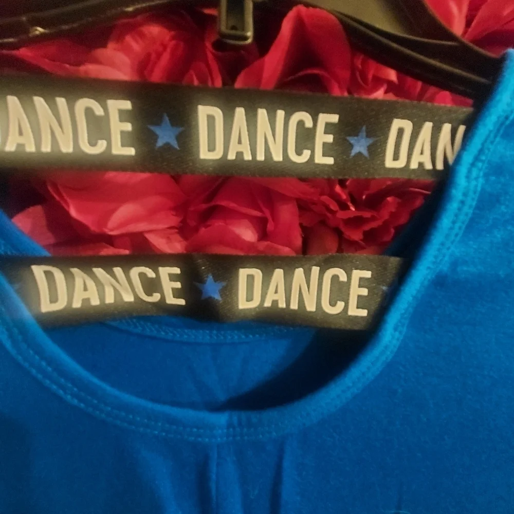 Justice Girls Dance Glitter Shirt with matching headband Size 12 NWT